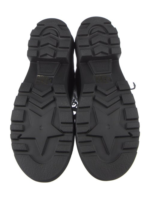 Christian Dior Leather Combat Boots