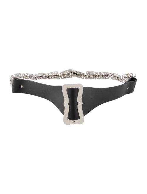 Christian Dior Wide Metal Waist Belt