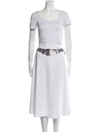 Christian Dior Wide Metal Waist Belt