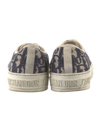 Christian Dior Oblique Jacquard Embroidered Accent Sneakers