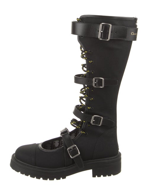 Christian Dior Nylon Combat Boots