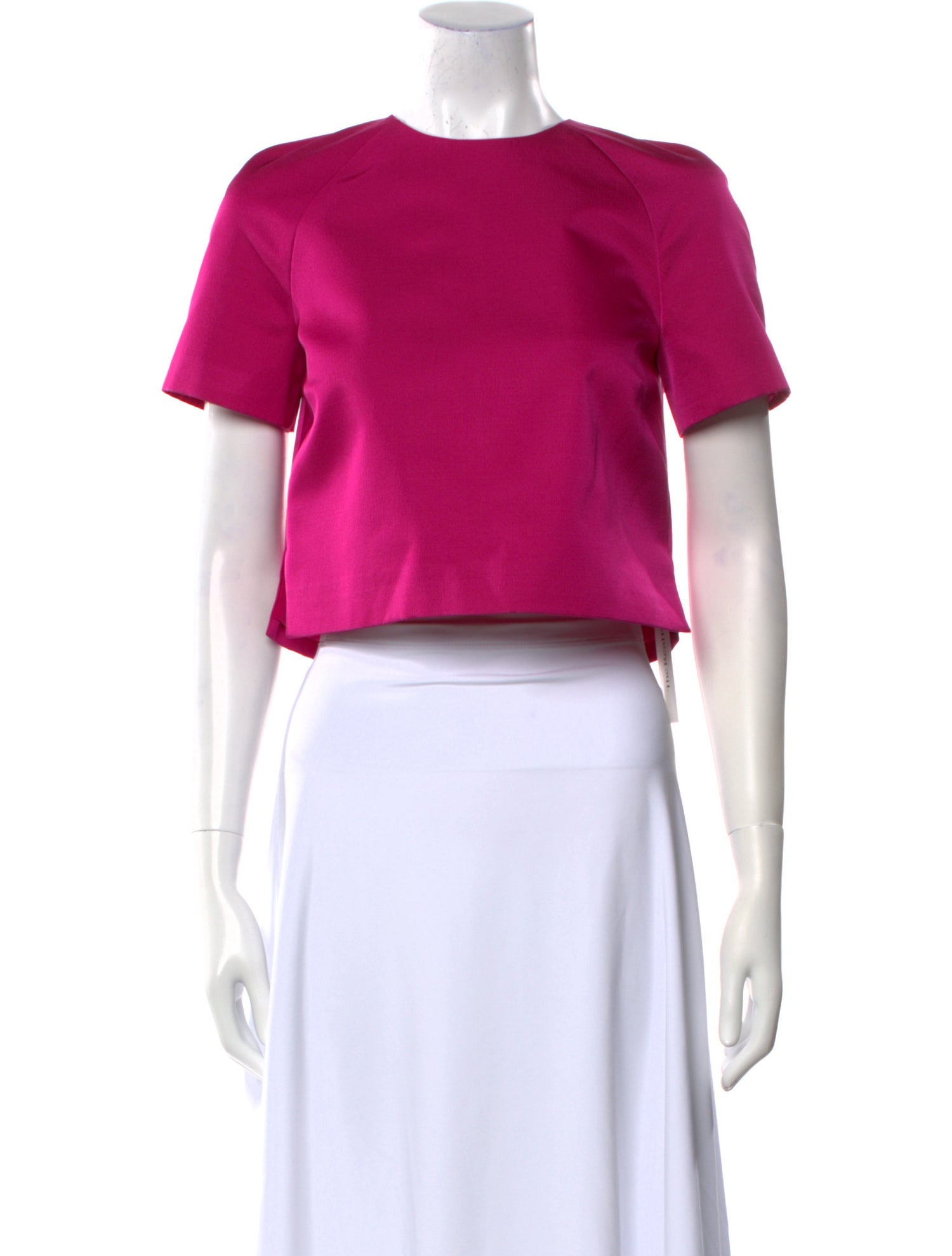 Christian Dior Wool Crew Neck Crop Top