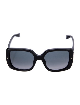 Christian Dior Cannage Pattern Oversize Sunglasses