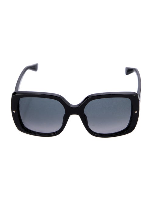 Christian Dior Cannage Pattern Oversize Sunglasses