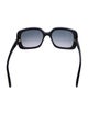 Christian Dior Cannage Pattern Oversize Sunglasses