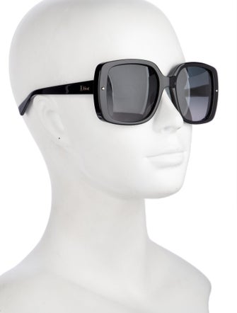 Christian Dior Cannage Pattern Oversize Sunglasses