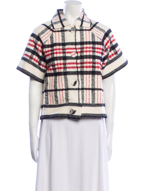 Christian Dior Plaid Print Evening Jacket