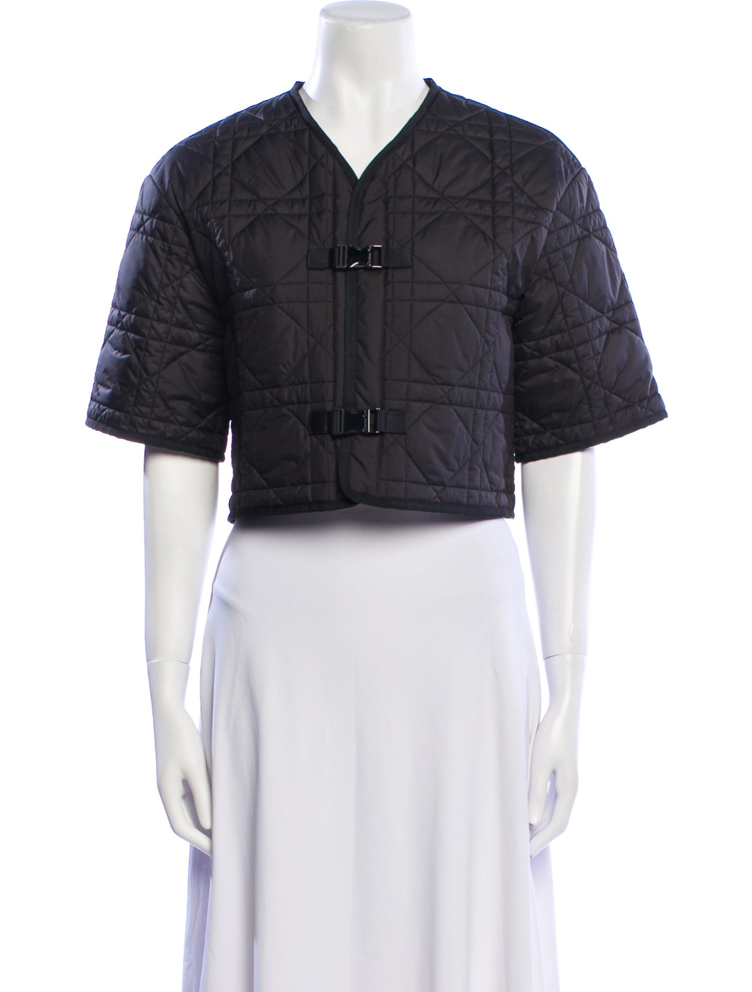 Christian Dior Plaid Print Bolero