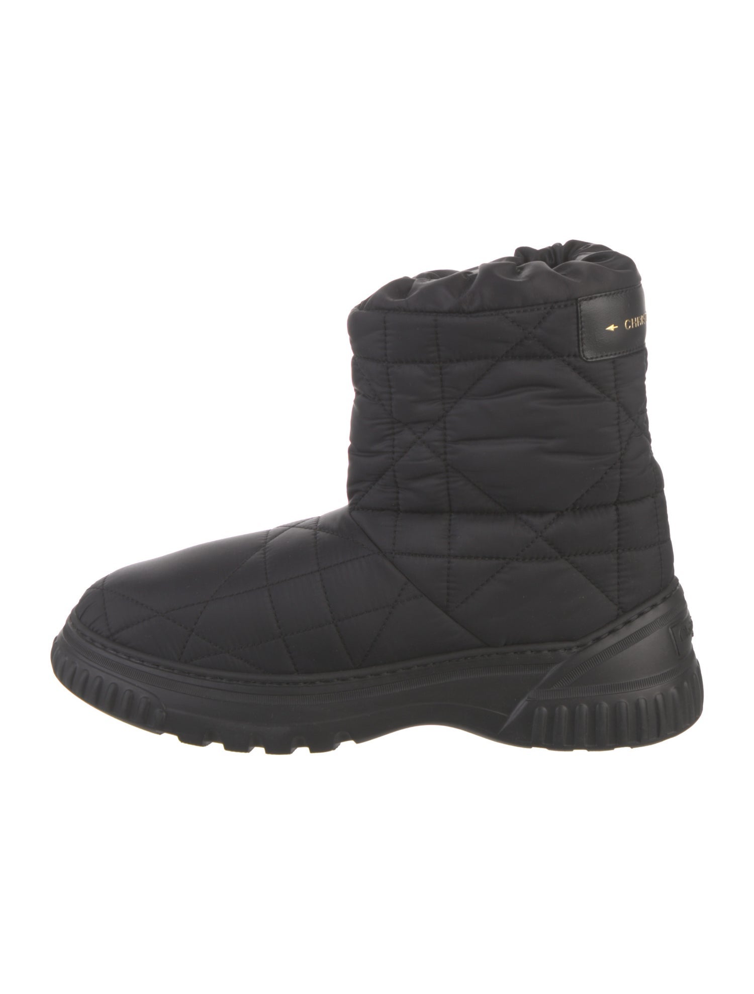 Christian Dior Cannage Pattern Nylon Boots