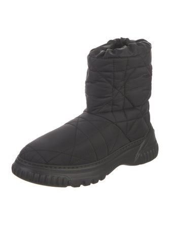 Christian Dior Cannage Pattern Nylon Boots