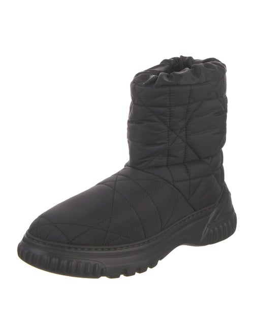 Christian Dior Cannage Pattern Nylon Boots