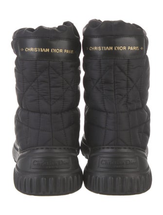 Christian Dior Cannage Pattern Nylon Boots