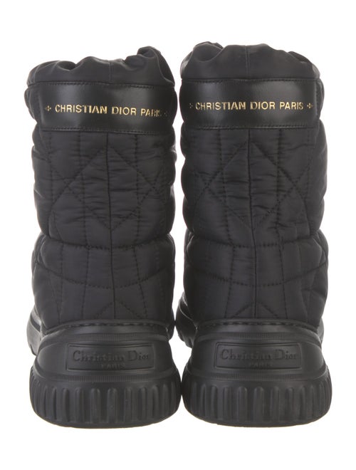 Christian Dior Cannage Pattern Nylon Boots