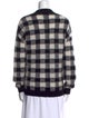 Christian Dior Cashmere Plaid Print Sweater