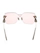 Christian Dior Square Tinted Sunglasses