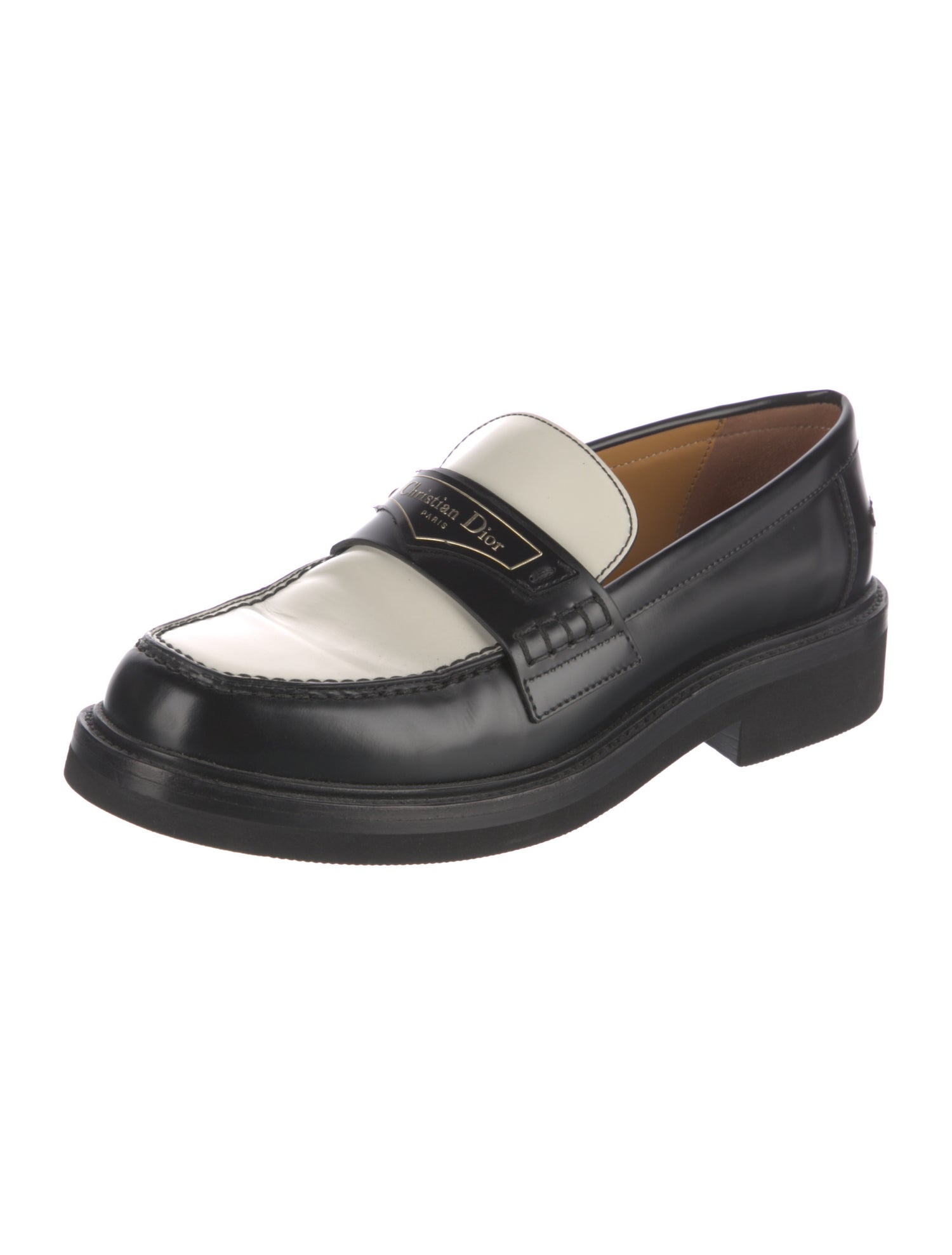 Christian Dior Leather Loafers
