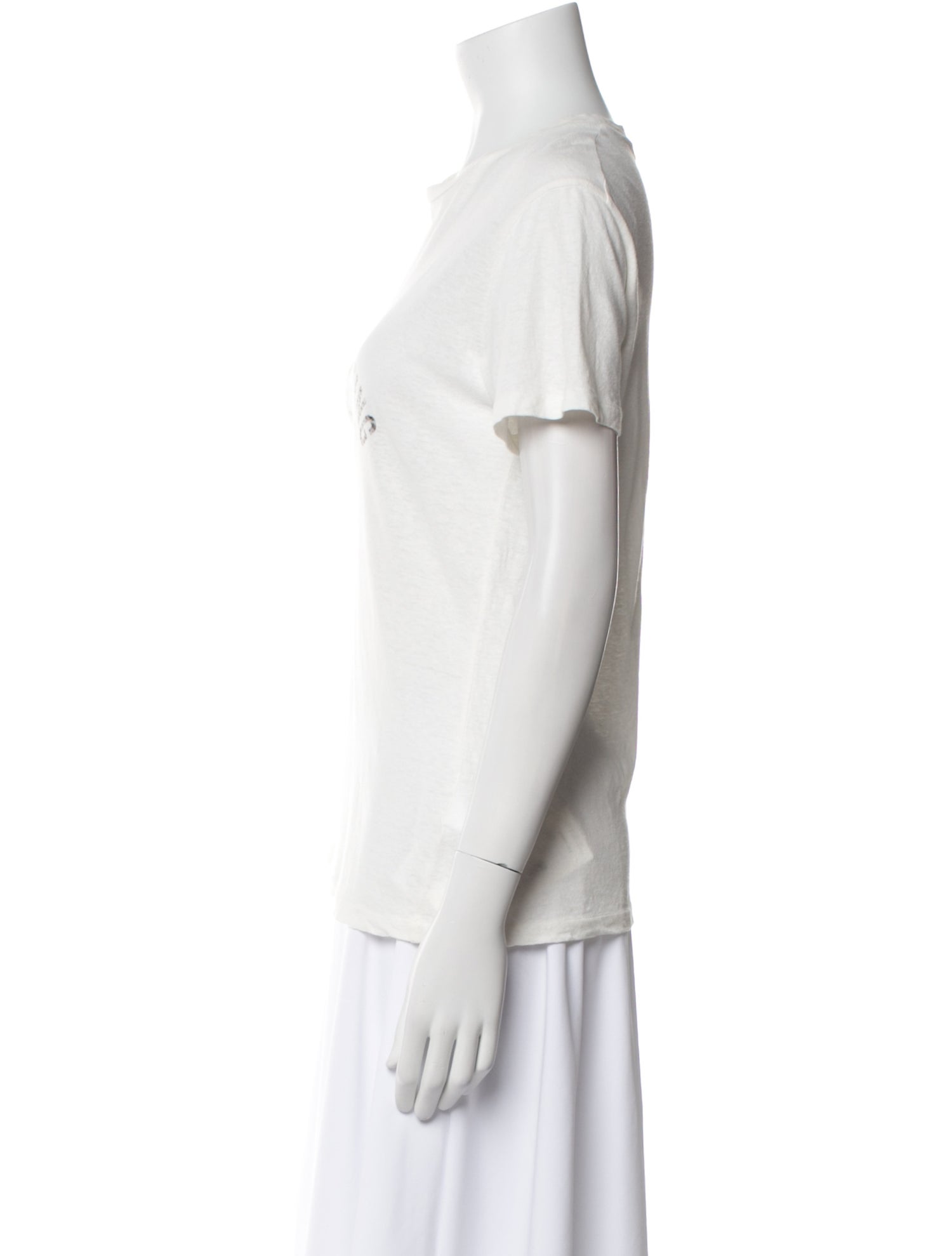 Christian Dior Graphic Print Crew Neck T-Shirt