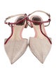Christian Dior Lizard Animal Print Slingback Flats