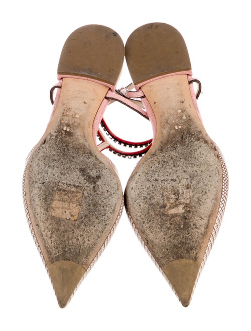 Christian Dior Lizard Animal Print Slingback Flats