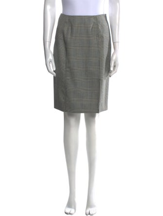 Christian Dior Wool Knee-Length Skirt