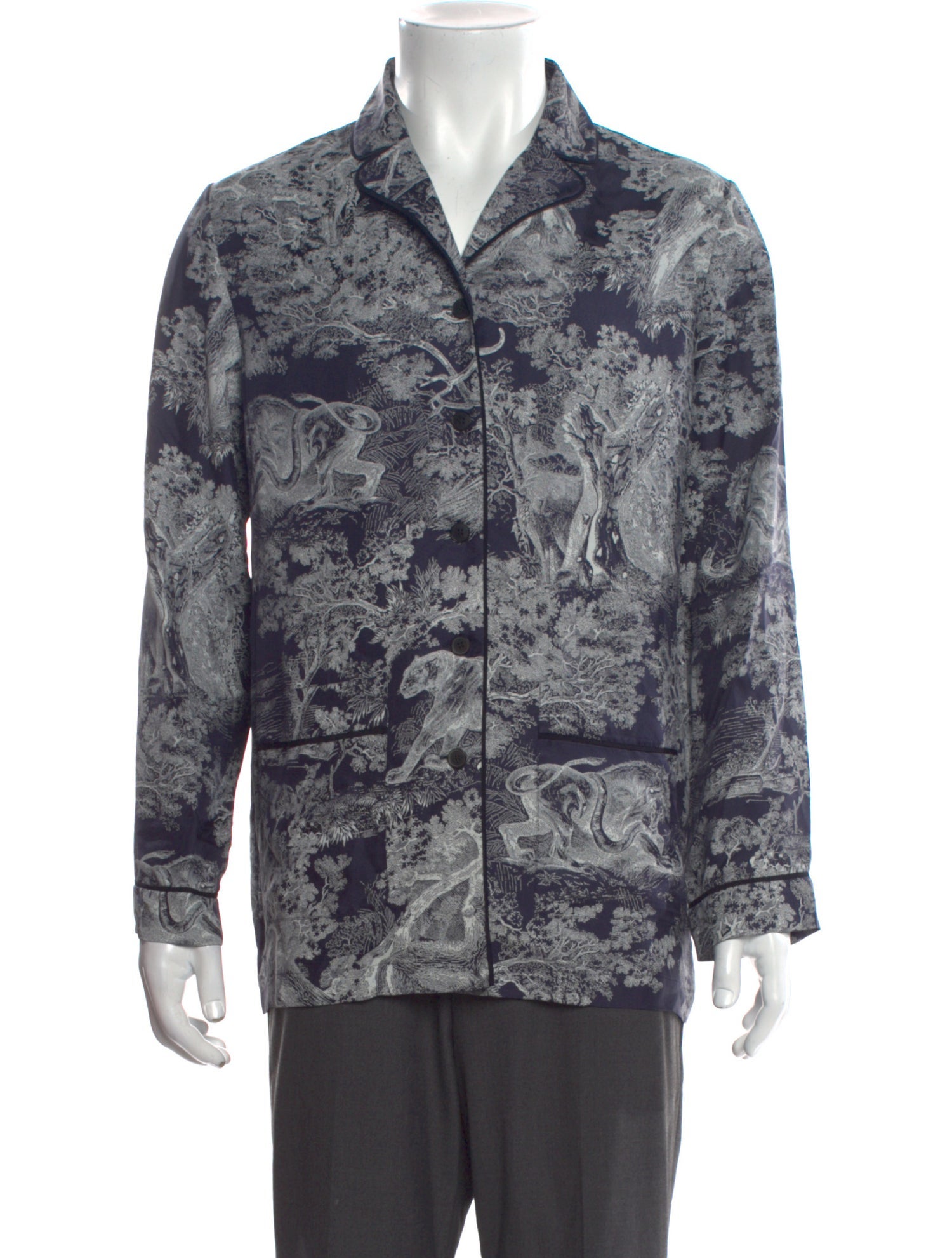 Christian Dior Silk Printed Shirt