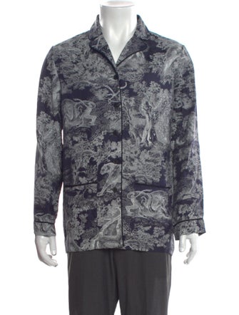 Christian Dior Silk Printed Shirt
