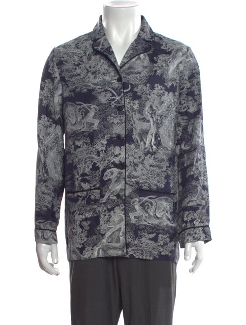 Christian Dior Silk Printed Shirt