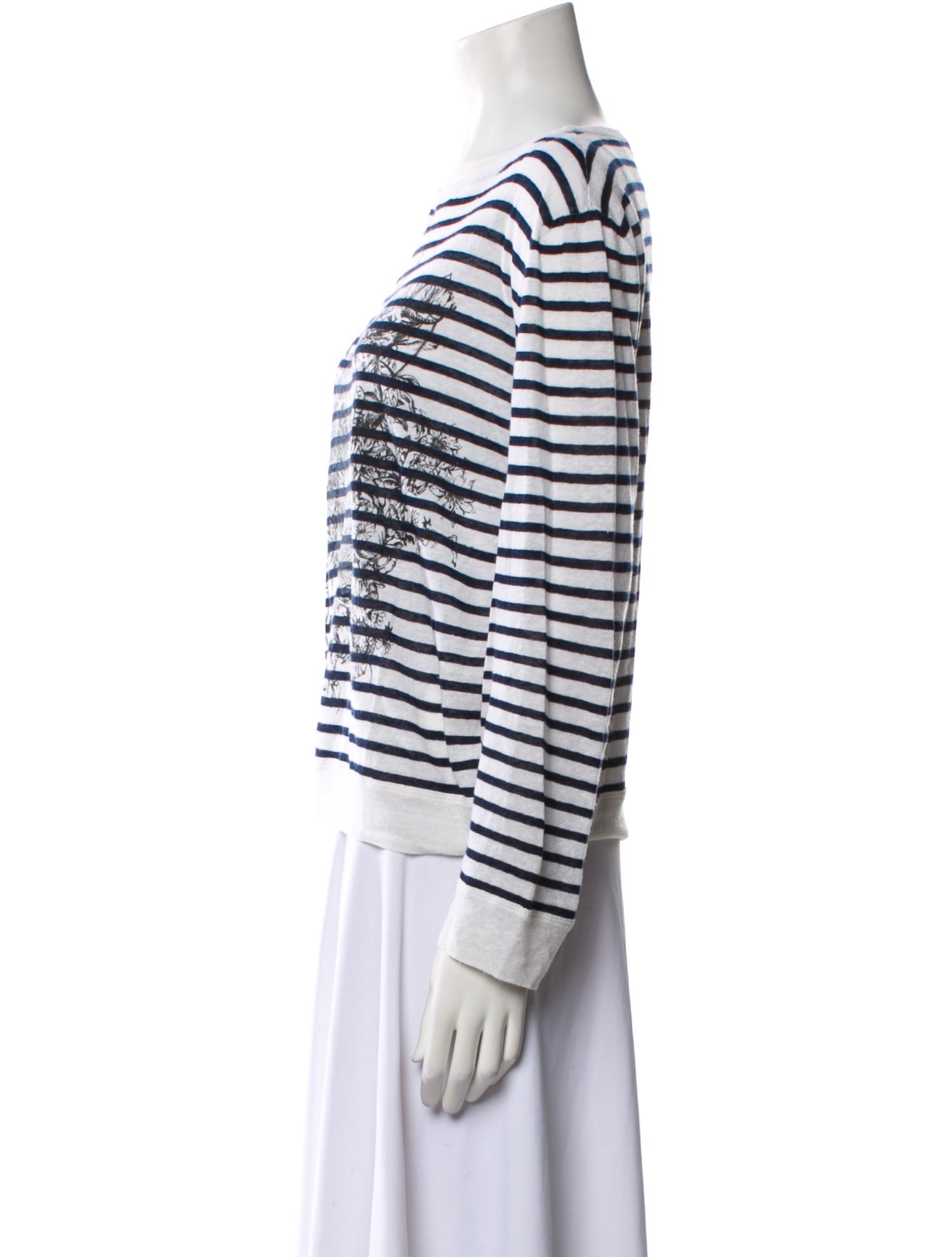 Christian Dior Linen Striped Top