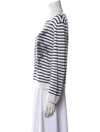 Christian Dior Linen Striped Top