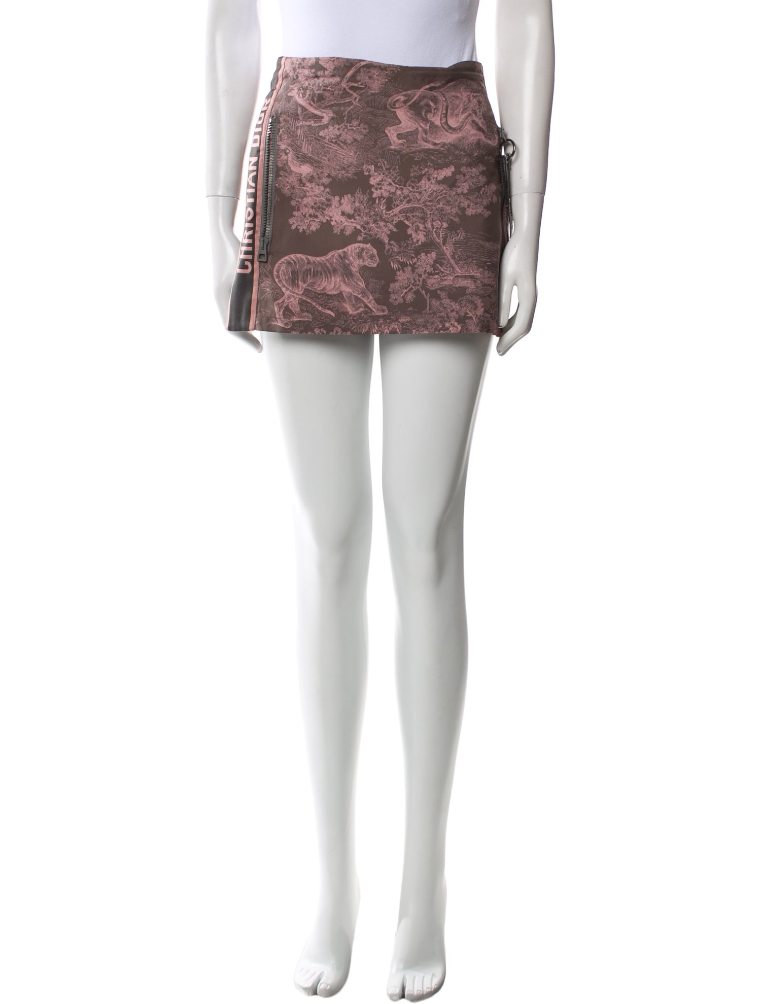 Christian Dior Floral Print Mini Skirt