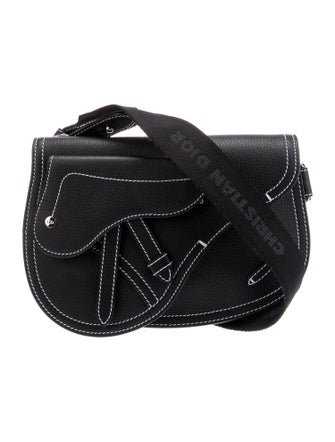 DIOR MEN Leather Crossbody Bag 2023