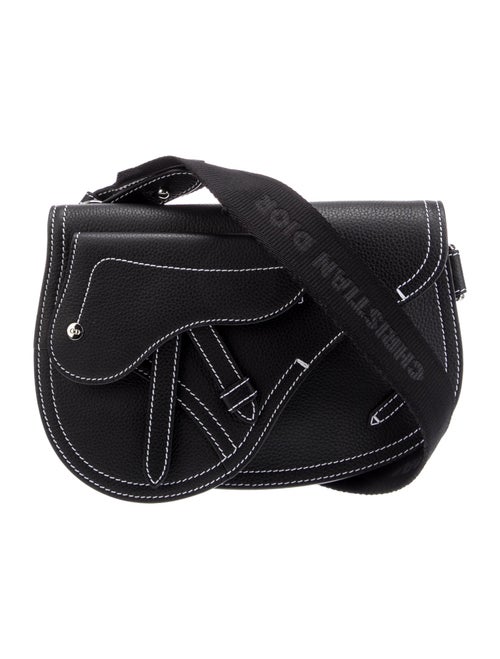 DIOR MEN Leather Crossbody Bag 2023