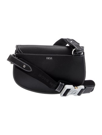 DIOR MEN Leather Crossbody Bag 2023