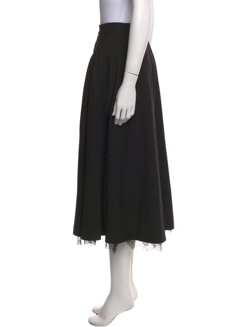 Christian Dior Pleated Accents Midi Length Skirt