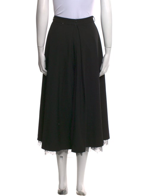 Christian Dior Pleated Accents Midi Length Skirt