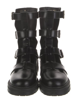 Christian Dior Leather Combat Boots