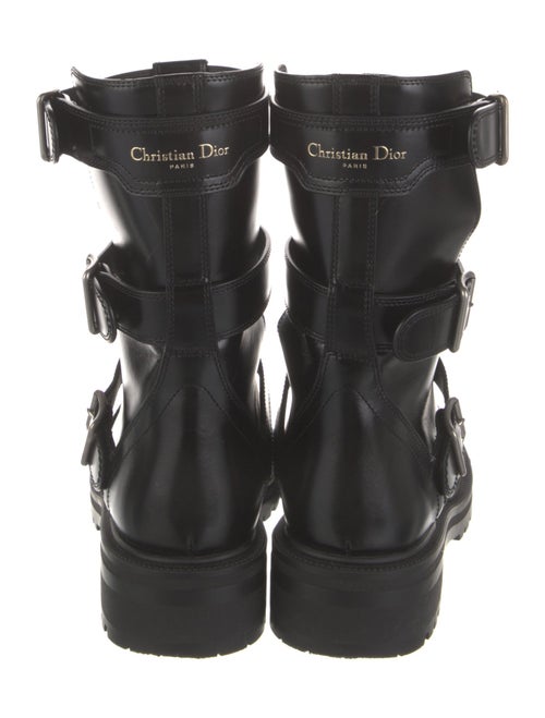 Christian Dior Leather Combat Boots
