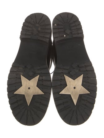 Christian Dior Leather Combat Boots