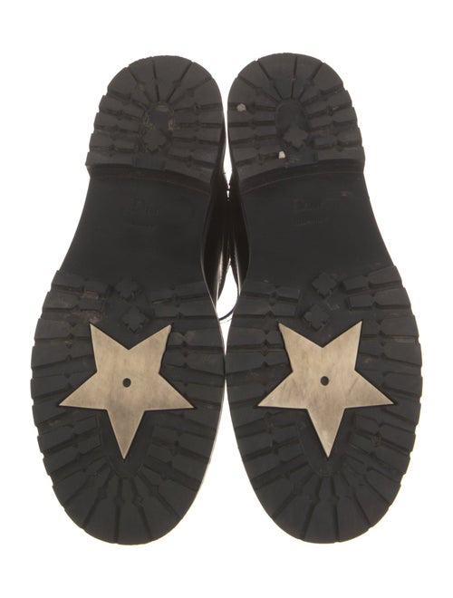 Christian Dior Leather Combat Boots