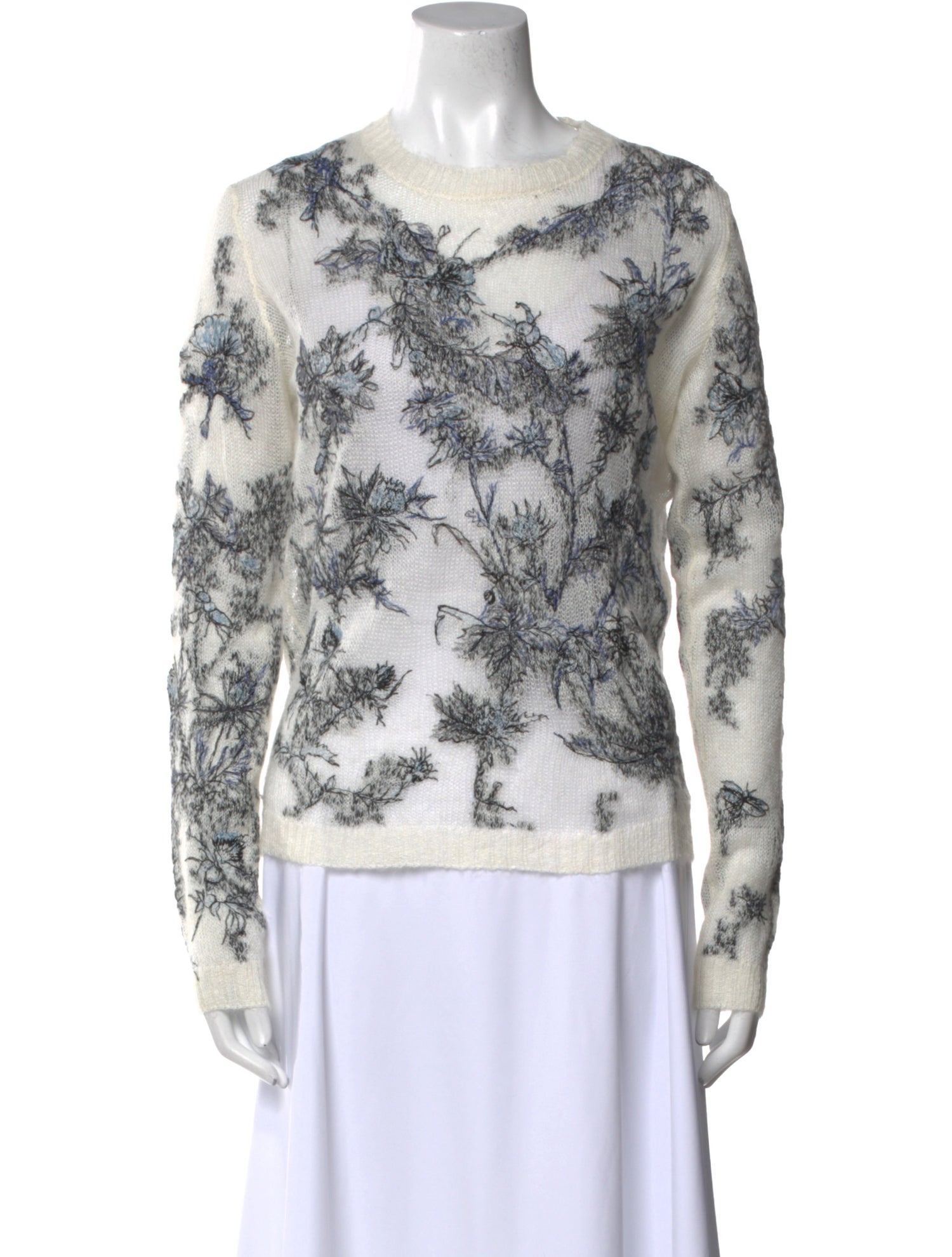 Christian Dior Cashmere Printed Sweater