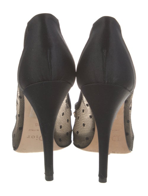 Christian Dior Mesh Lace Pattern Pumps