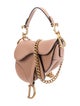 Christian Dior Leather Saddle Micro