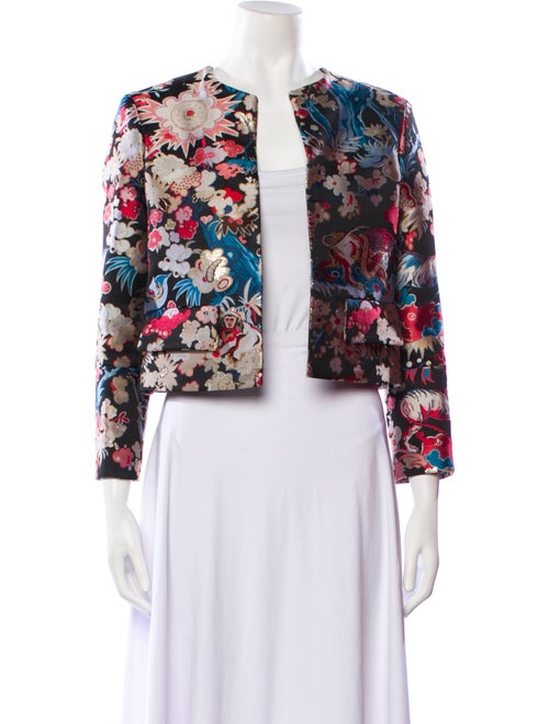 Christian Dior Floral Print Evening Jacket