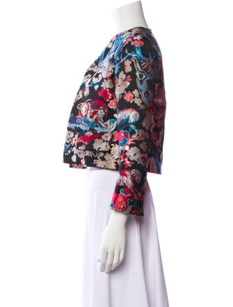 Christian Dior Floral Print Evening Jacket