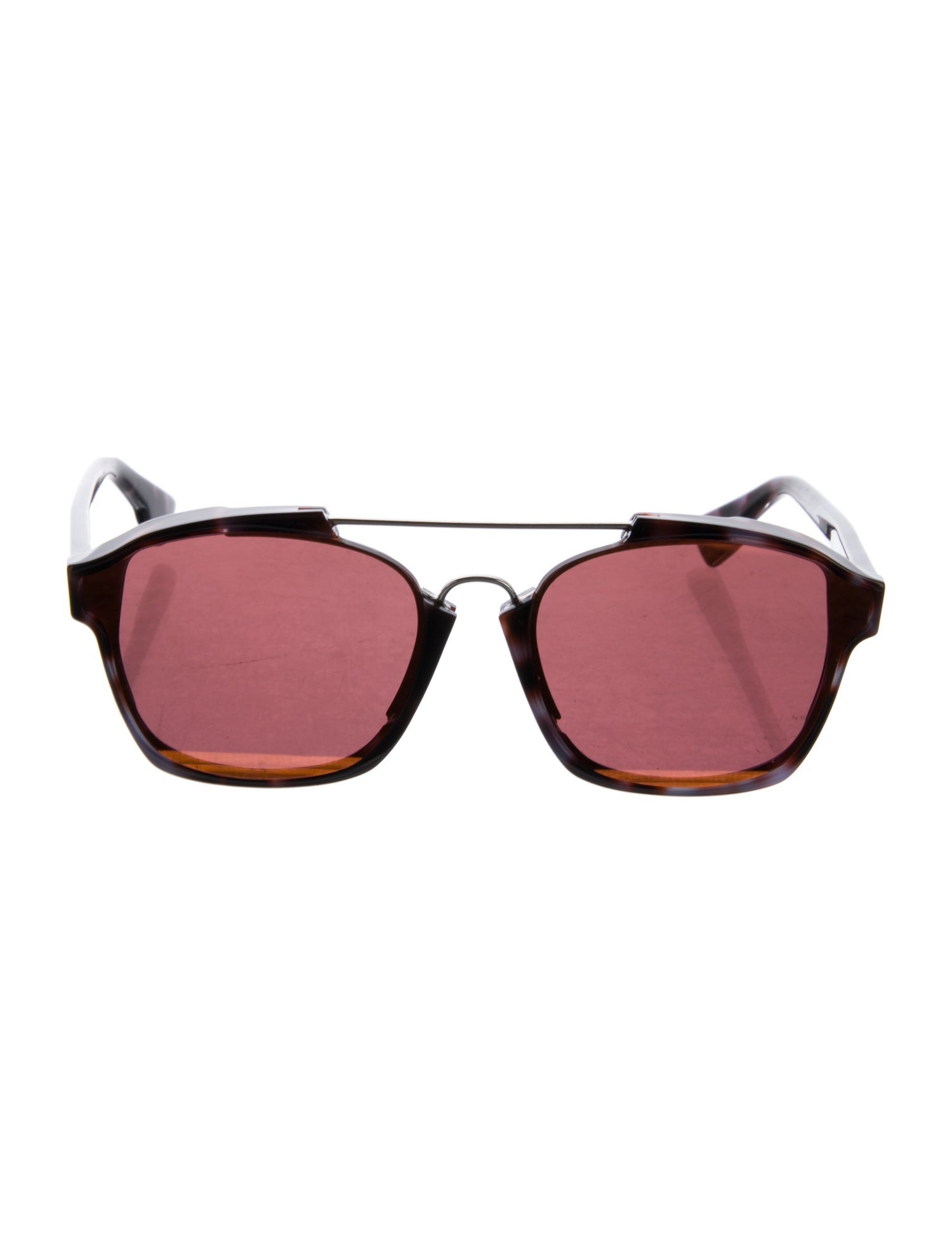Christian Dior Square Mirrored Sunglasses