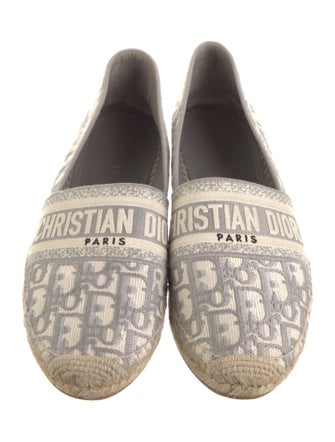 Christian Dior Oblique Jacquard Canvas Espadrilles