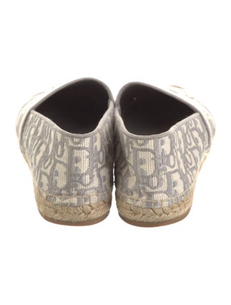 Christian Dior Oblique Jacquard Canvas Espadrilles