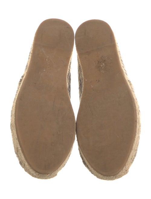 Christian Dior Oblique Jacquard Canvas Espadrilles
