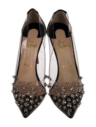 Christian Dior Patent Leather Studded Accents Pumps