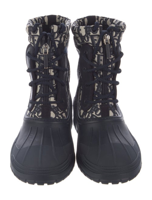 Christian Dior Oblique Jacquard Rubber Rain Boots